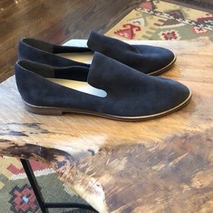 Levity navy suede loafers